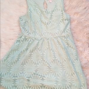 Mint Lace Dress